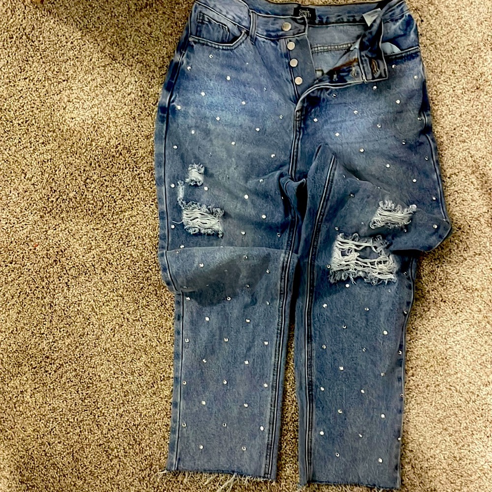 Really Cute Boyfriend Jeans...Size 7/28...Never Worn